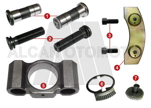 2127 - Caliper Adjuster Sleeve & Thrust Plate Repair Kit ( Left )