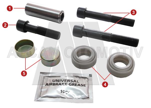 2049 - Caliper Guide and Dust Cover Repair Kit